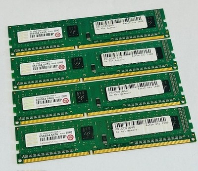 4 x 4GB (16GB Kit) Transcend PR-DDR164G PC3-12800 1Rx8 DDR3 Computer Module