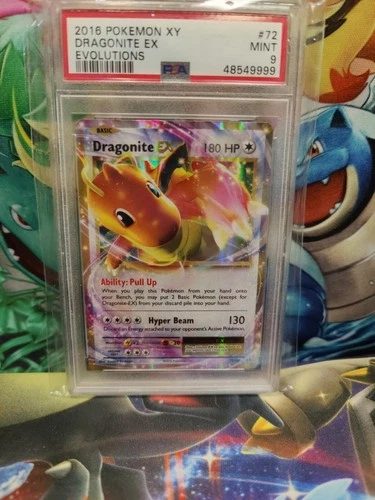 Pokemon Dragonite EX XY Evolutions Rare #72 PSA 9 Mint