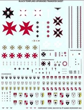 Black Templars Upgrades - Transfer Sheet/Decals - Warhammer 40K