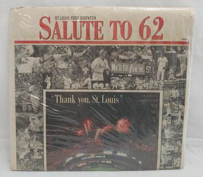 St. Louis Post- SALUTE TO 62- THE SUMMER OF 70 Collectible Newspaper Sealed