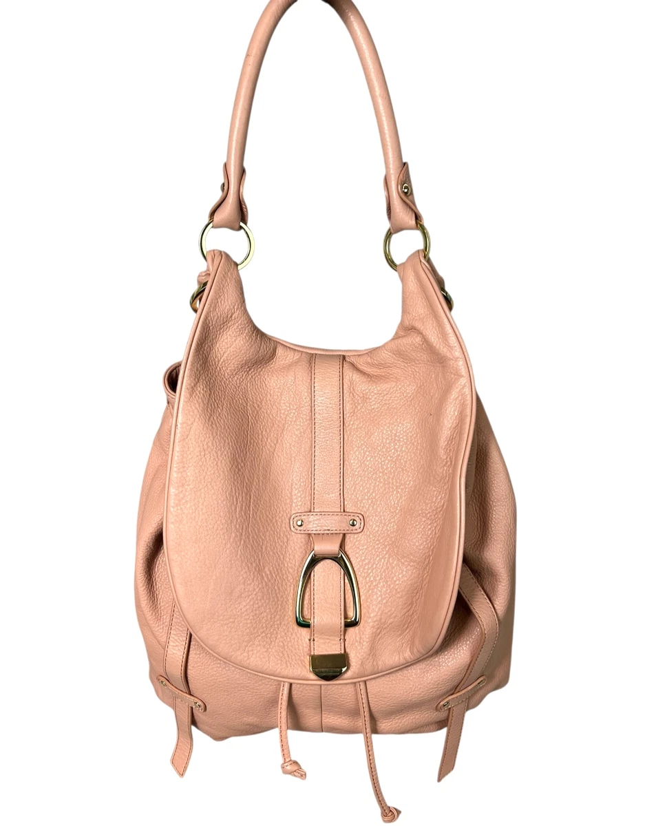 Pink Leather Exterior G.I.L.I Bags & Handbags for Women for  display picture 3