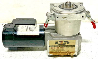 Sterling Bodine SDD-2EX DD/D M5K0099EE0024 Gearmotor 115V 1PH 3/16HP 190:1 Ratio