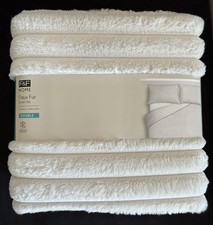 Image of Luxurious Ribbed Faux Fur Duvet Set  Double