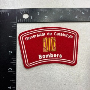 Spain GENERALITAT de CATALUNYA BOMBER Catalonia Fire Dept Patch Firefighter 58ST