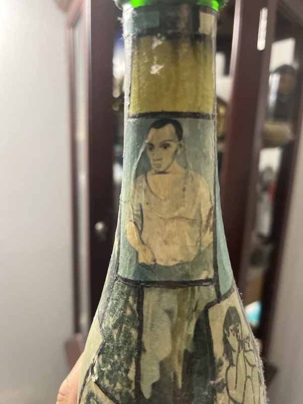 Pablo Picasso Art Wine Decoupage Bottle