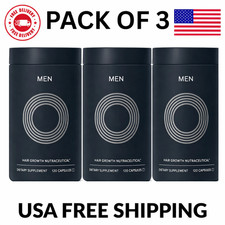 Pack of 3 Men  s Hair Growth Supplement 360 Caps   USA Seller Fast Shipping