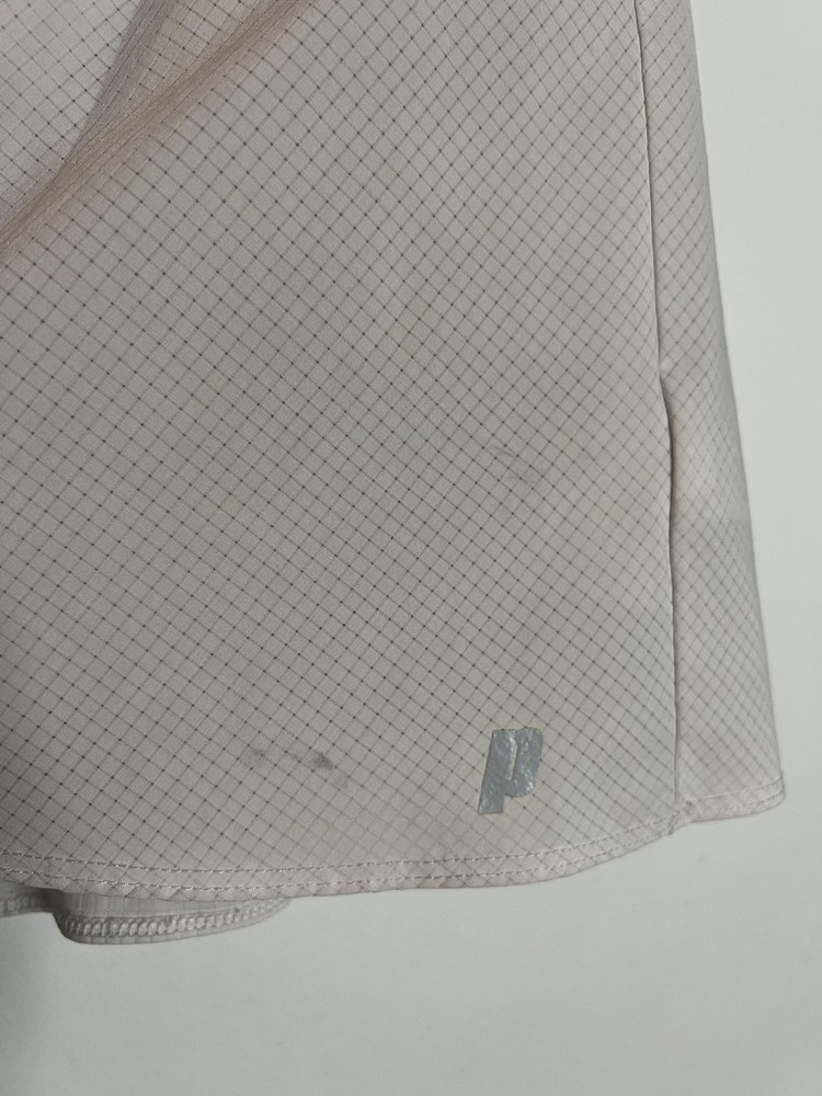 Prince Womens Small Lightweight Tennis Skirt with Grid Print for Activewear