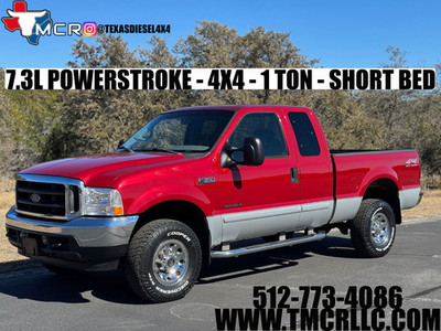 2002 Ford F-350 4x4 - 7.3L Powerstroke Diesel - Low Miles - SWB