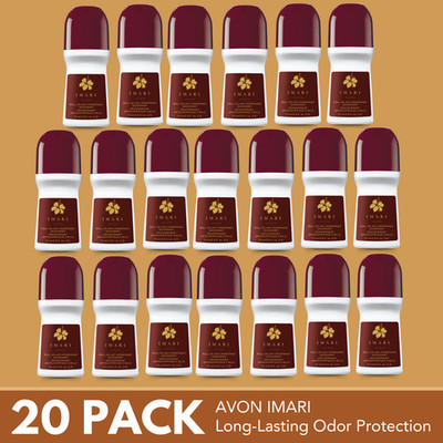 Avon Imari Deodorant Roll-On, Floral Scent, Anti-Perspirant, 2.6 fl oz (20-Pack)