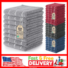 Utopia Towels 8 Pack Wash Cloths Set,12 by12 Inches,Highly Absorbent,Super Soft