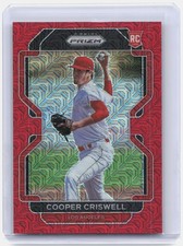 2022 Panini Prizm #234 Cooper Criswell Red Mojo #/149
