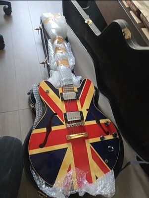 ギター Epiphone Supernova UnionJack Mint Unused 1997 First Run Epiphone Supernova Noel Gallagher Union Jack | eBay