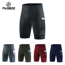 YKYWBIKE Mens Cycling Shorts Padded Quick Dry Riding Tight Pants MTB Bike Shorts