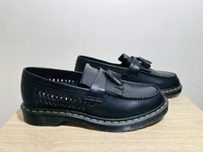 Dr. Martens Adrian Woven leather loafer shoes black NWOB size 13