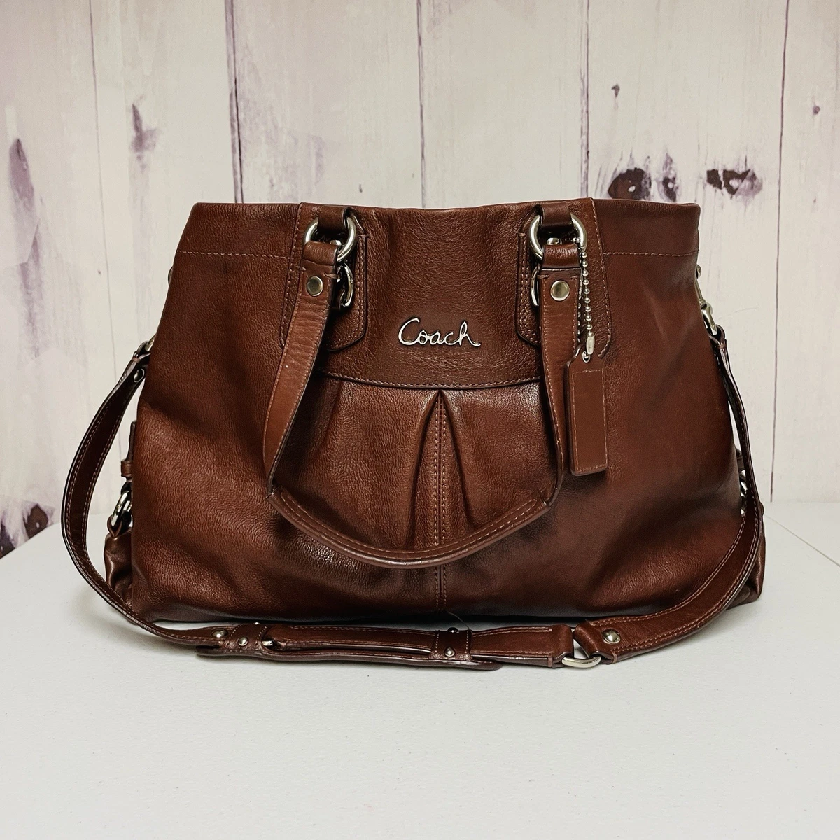 Coach Ashley Satchel/Top Handle Bag Brown Bags & Handbags for