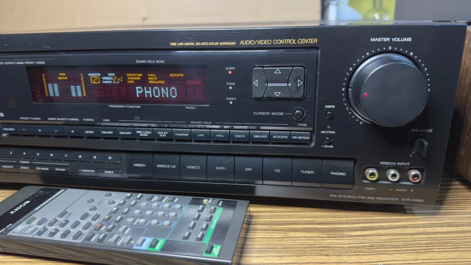 Sony STR-D990 Audio/Video Control Receiver – W/Remote & Original Box - Bundle - Image 2 of 4