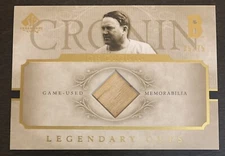 Joe CRONIN🔥2005 UD SP Legendary Cuts CUT Bat Relic #LC-CR 5/75 Red Sox HOFer