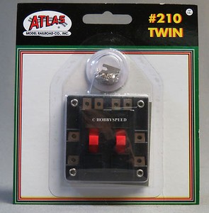 ATLAS HO TWIN OPERATE & CONTROL REVERSING SWITCHES track power switch ...