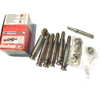 6x Fischer Bolzenanker FZA 18/80 M12/25, 126 mm lang, Art.: 95423 (E-28) - Bild 1 von 3