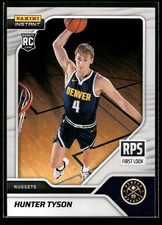 2023-24 Panini Instant NBA Hunter Tyson RPS FIRST LOOK 1/280 Nuggets #RPS-36 RC