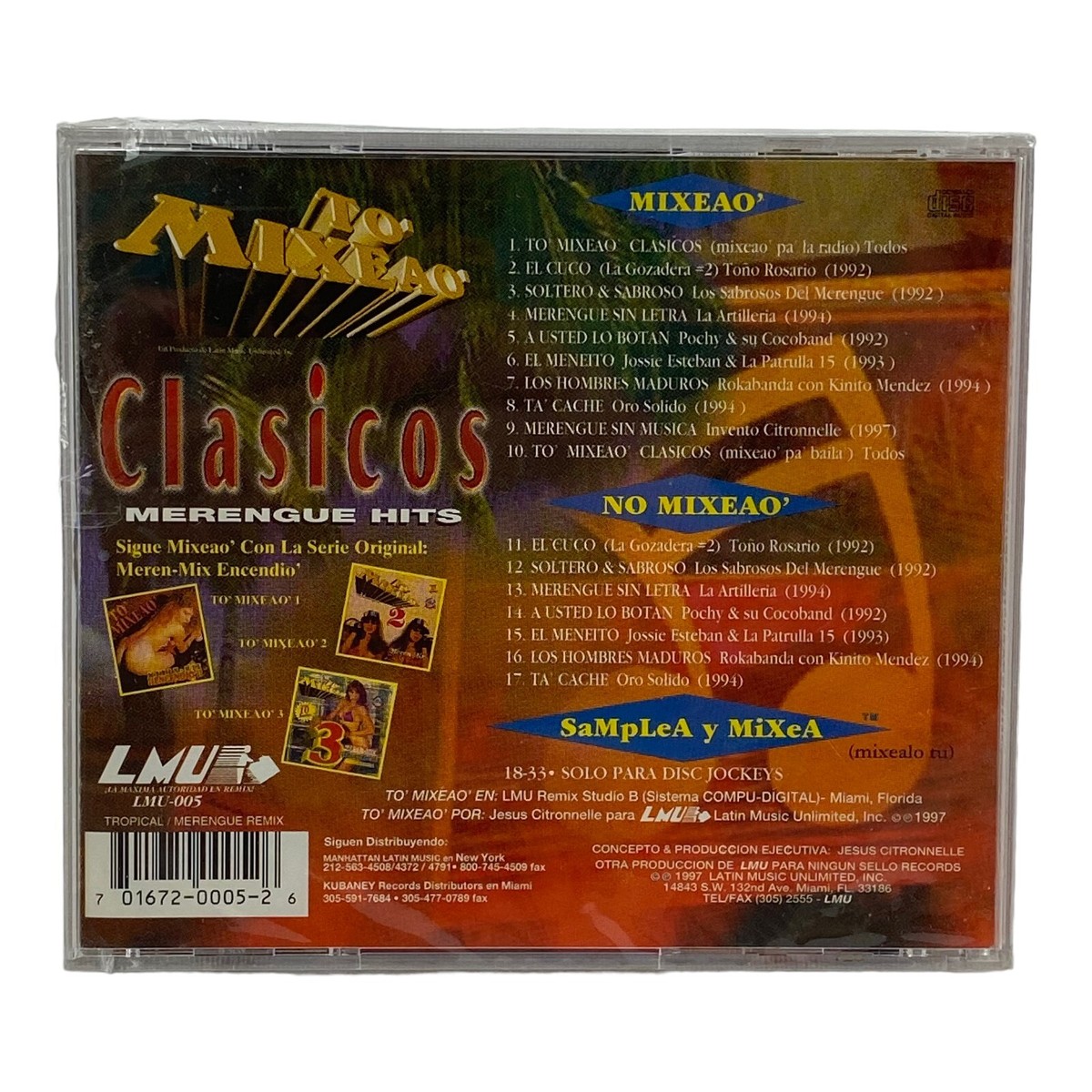 【中古】 Mejores Del Merengue 2004 To Mixeao Clasicos/Merengue Hits by Various (CD, 1997) for sale