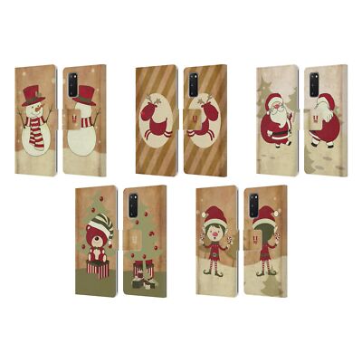 HEAD CASE DESIGNS CLASSICI DEL NATALE BRIEFTASCHE HUELLE FÜR SAMSUNG HANDYS 1