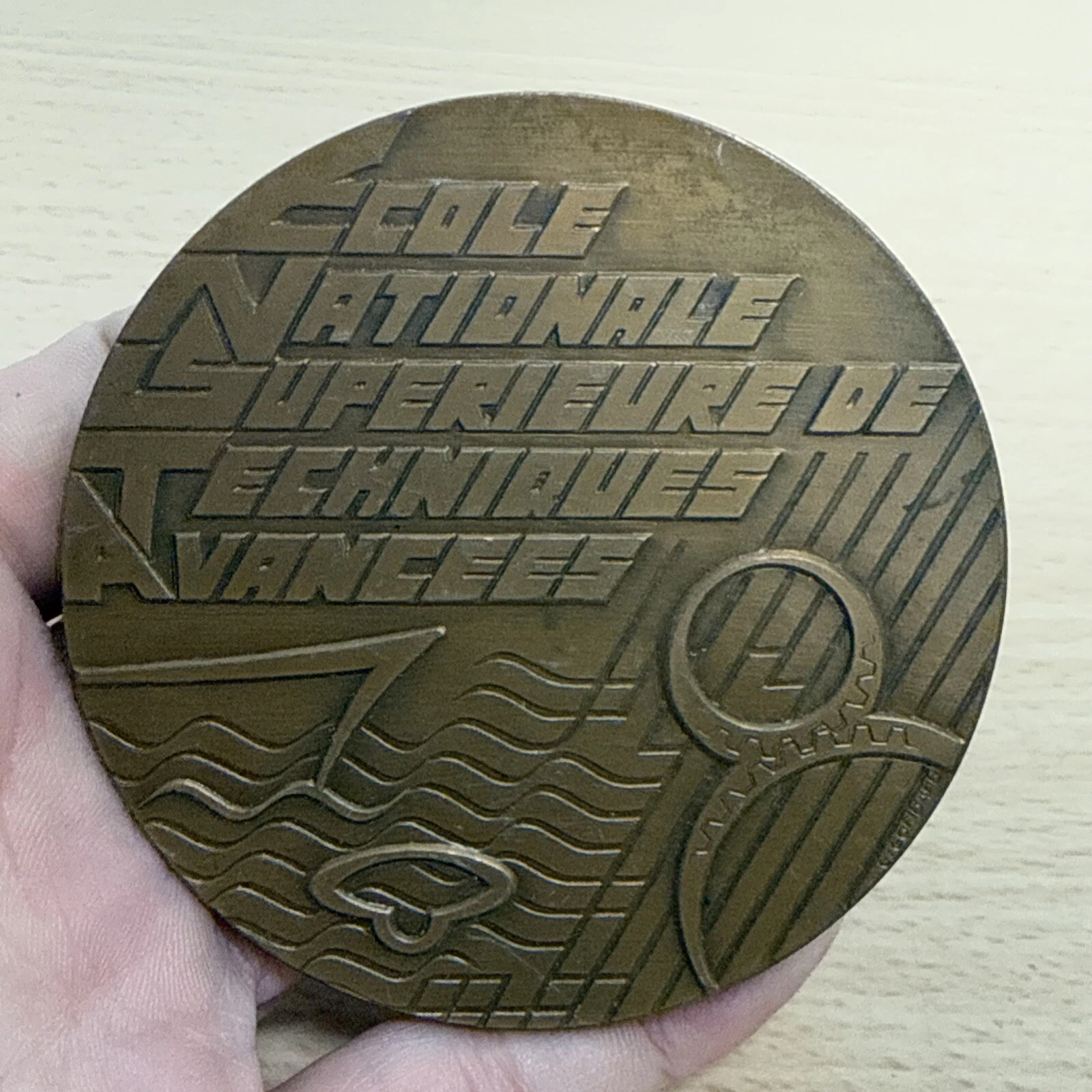 Médaille École Nationale Supérieure De Techniques Avancées En Bronze 1984 ENSTA