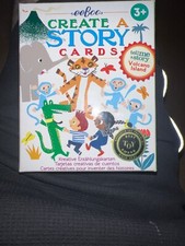 eeBoo Volcano Island Create A Story Cards for Kids 2013 