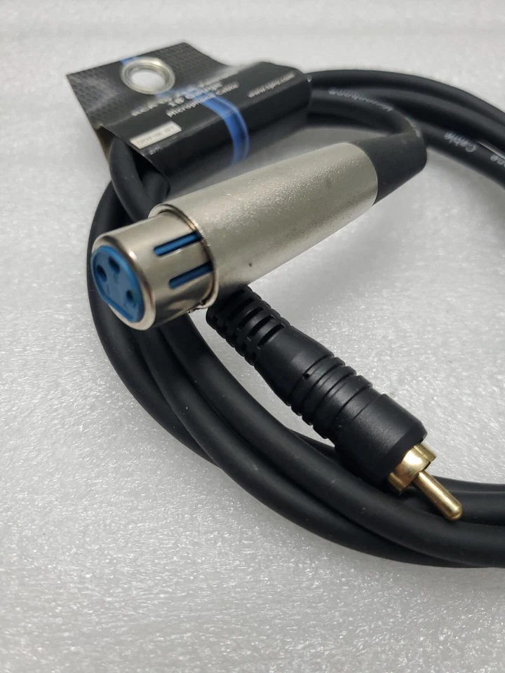 6 FT Technical Pro Microphone Cable XLR Female to RCA Male Plug Audio 18 GUAGE. - Image 3 of 4