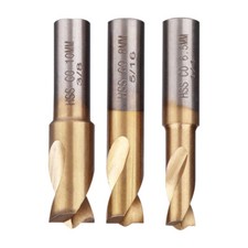 3pcs Spot Weld Drill Bits HSS Titanium Coated Cobalt Spot Cutter Set- 6.5/8/10MM