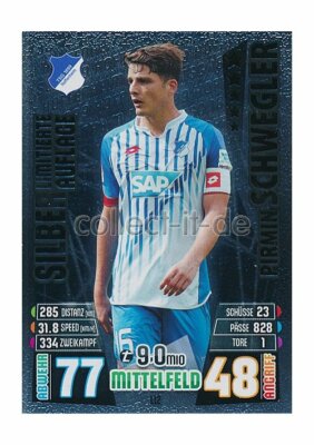 Match Attax Extra 15/16 L12 - Pirmin Schwegler - Silber Limitierte Auflage