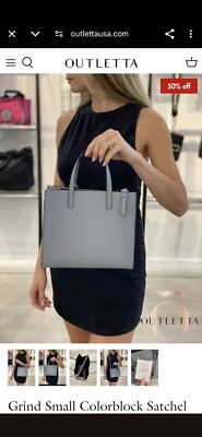 マークジェイコブス　The Grind Mini Grind ROCK GREY Marc Jacobs The Grind Mini Coated Leather Crossbody (Rock Grey