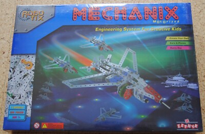 Metallbaukasten, Mechanix Motorized, 5 in 1, ROBOTIX