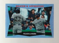 2020 Archives 1960 Combo Cards Silver Foil Christian Yelich / Keston Hiura /50