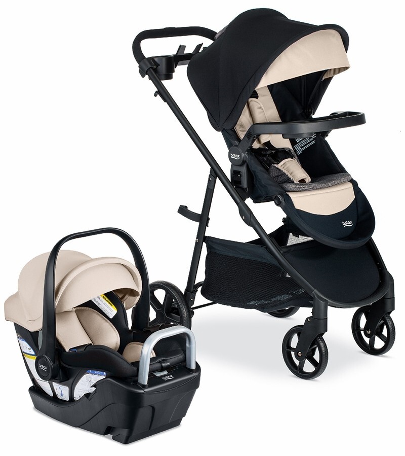 Britax Willow Brook S+ Travel System - Sand Onyx New!! Creased Box