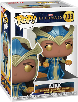Funko POP! Marvel Eternals Vinyl Bobble Figure - AJAK #735 - NM/Mint
