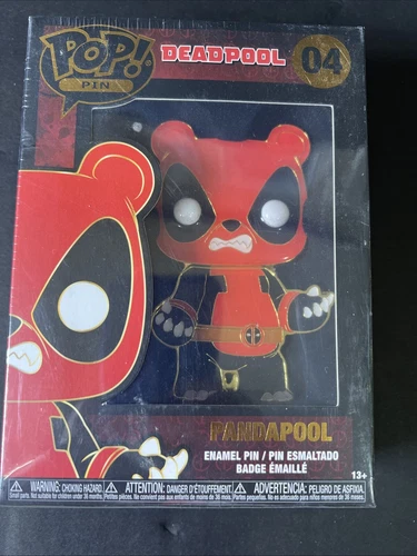 FUNKO POP! PINS: Deadpool #04 Pandapool Enamel Pin 2022 New Sealed Panda Pool