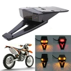 Universal Dirt Enduro Bike LED Rear Fender Brake Tail Light Turn Signal Off Road