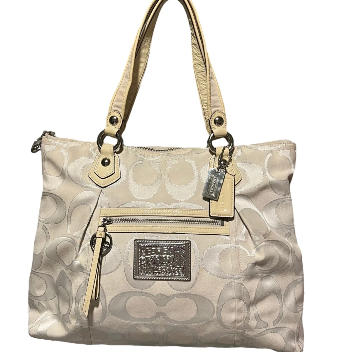 Coach poppy metallic best sale purse