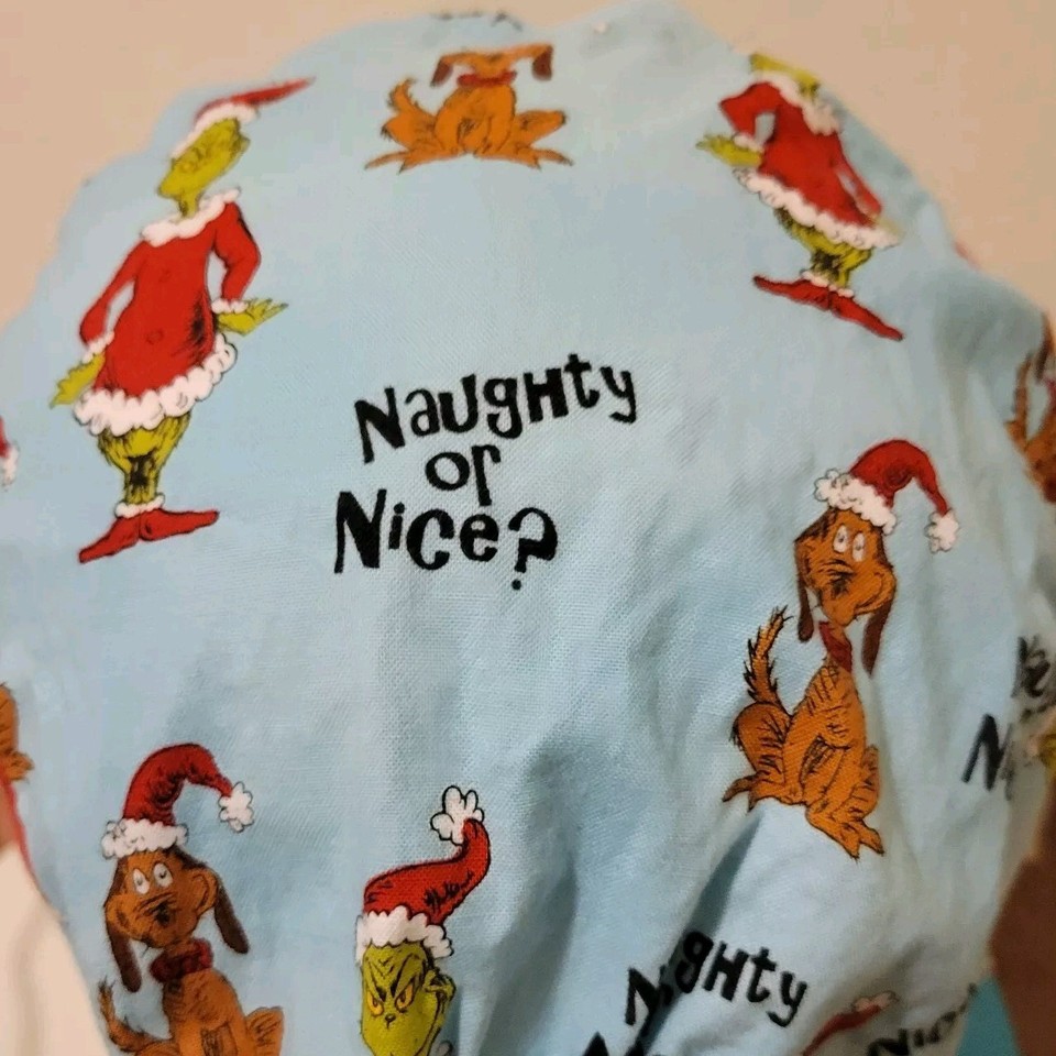 Holiday " The GRINCH" Scrub Cap Hat. Nurse/ Doctor eBay