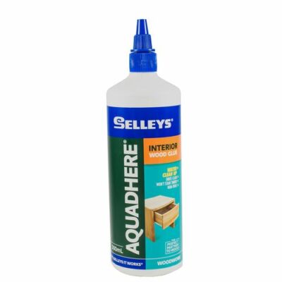 Selleys 500ml PVA Wood Glue Aquadhere Interior Adhesive
