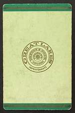 Great Lakes Improvements Dredge & Dock Vintage Single Swap Playing Card 7 Hearts