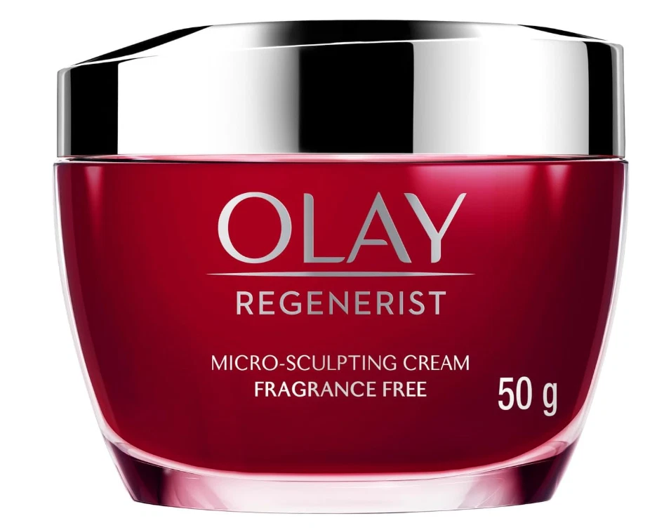 Olay Regenerist Micro-sculpting Fragrance Free Cream Moisturiser 50g day - image 3 of 4