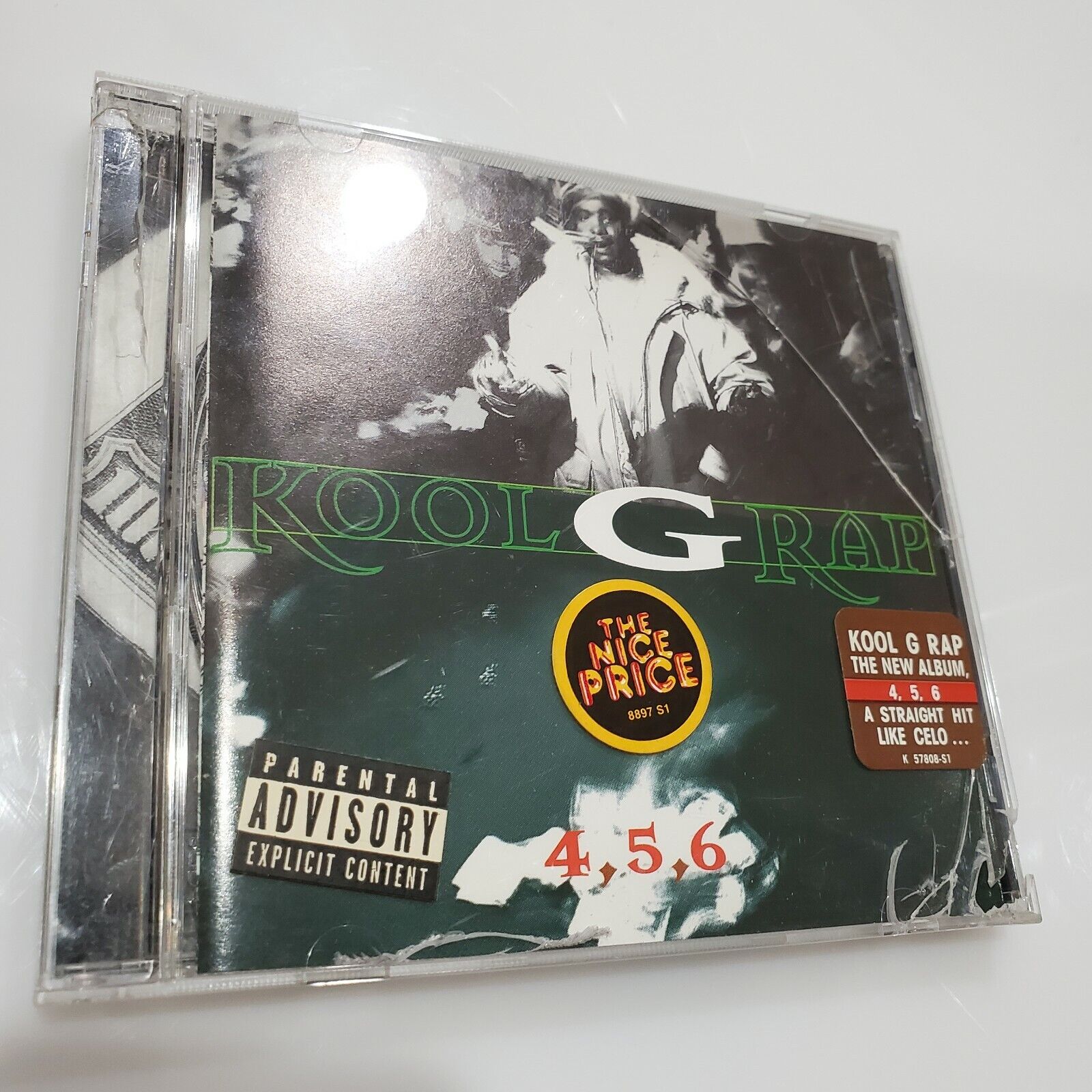 RARE 1ST PRESS '95 KOOL G RAP & DJ POLO 456 4 5 6 CD COLD