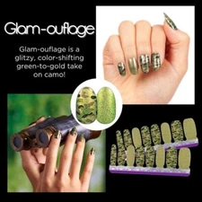 Color Street Nail Polish Strips RETIRED - Glamouflage (Camo Camouflage)