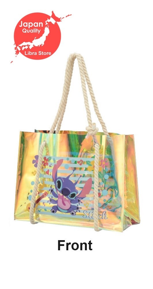 Bolso De Playa RARO Disney Stitch 2024 A Ver. EXPRESS Desde JAPÓN 40cm 15.75"