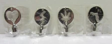 Dojo Drum Key Stainless Steel Lot of 4 "Heart,Lightning Bolt,Weed,Florida"