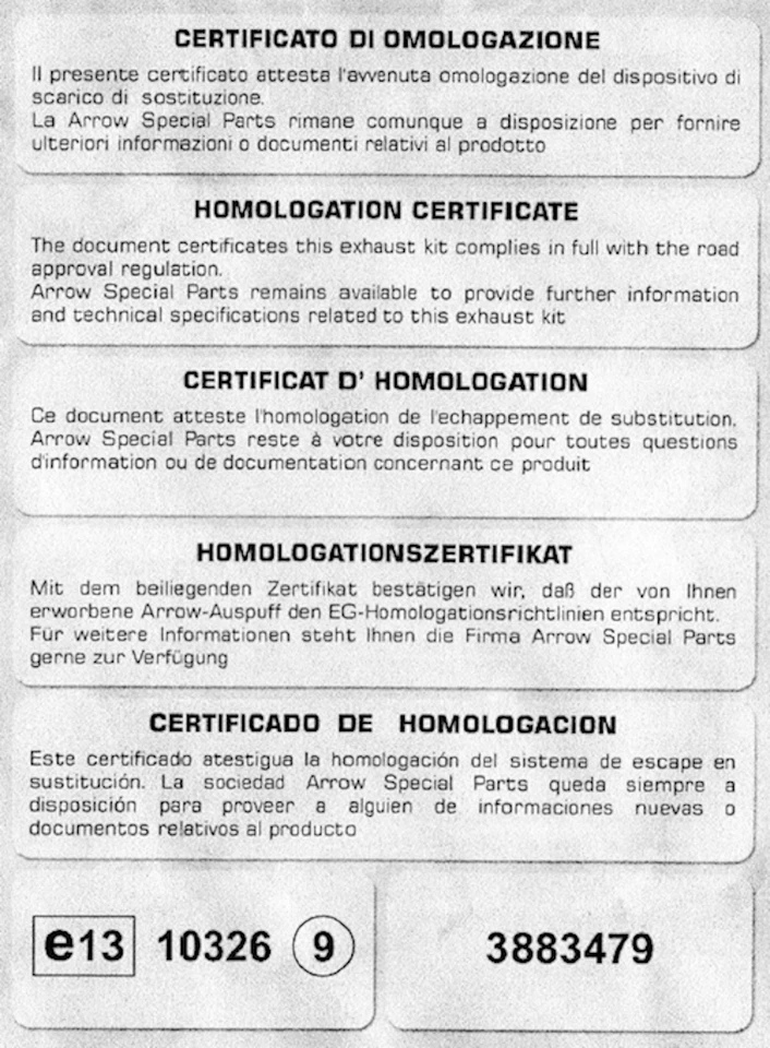 COMPLETE TERMINAL GP GUN by ARROW STAINLESS SUZUKI V-STROM 650 2012 12 2013 13 - Image 2 of 3