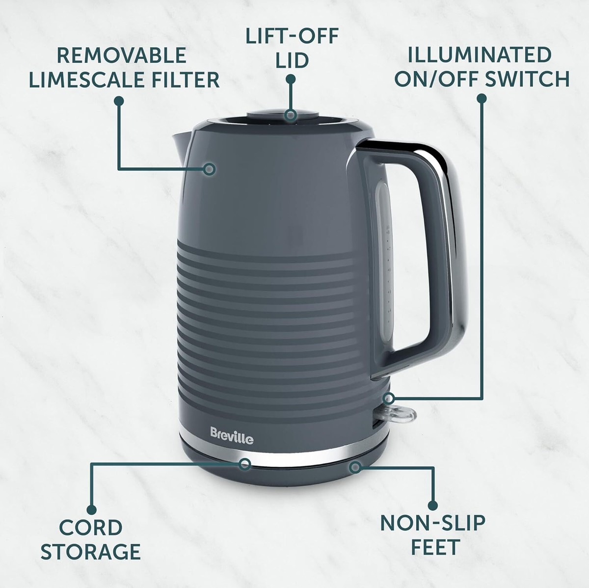 Breville Kettles Zen Electric Kettle Breville Curve Breville