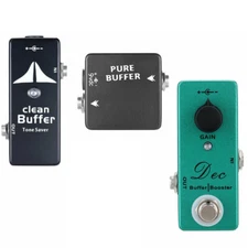 MOSKY Clean Buffer Guitar Effect Pedal Professional Pedal Metal Shell Mini Size